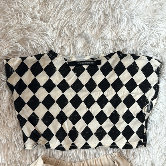 Little Creative Factory Diamond Trousers and Shirt set - Kids 4Y - Picture 3 of 10